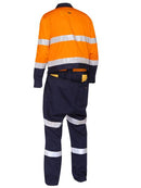 Bisley Taped Hi Vis Work Coverall With Waist Zip Opening -BC6066T