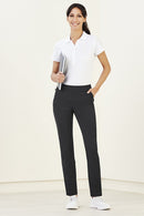 Biz Care-Womens Jane Ankle Length Stretch Pant-CL041LL