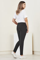Biz Care-Womens Jane Ankle Length Stretch Pant-CL041LL