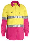 Bisley Men's 3M Taped Cool Hi Vis Light Weight Shirt-BS6696T