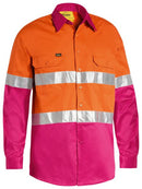 Bisley Men's 3M Taped Cool Hi Vis Light Weight Shirt-BS6696T