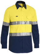 Bisley Men's 3M Taped Cool Hi Vis Light Weight Shirt-BS6696T