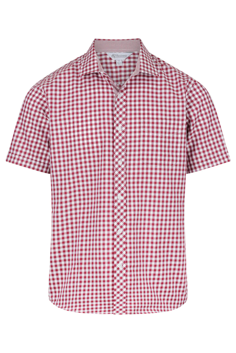 Aussie Pacific-Brighton Mens Shirt Short Sleeve-N1909S