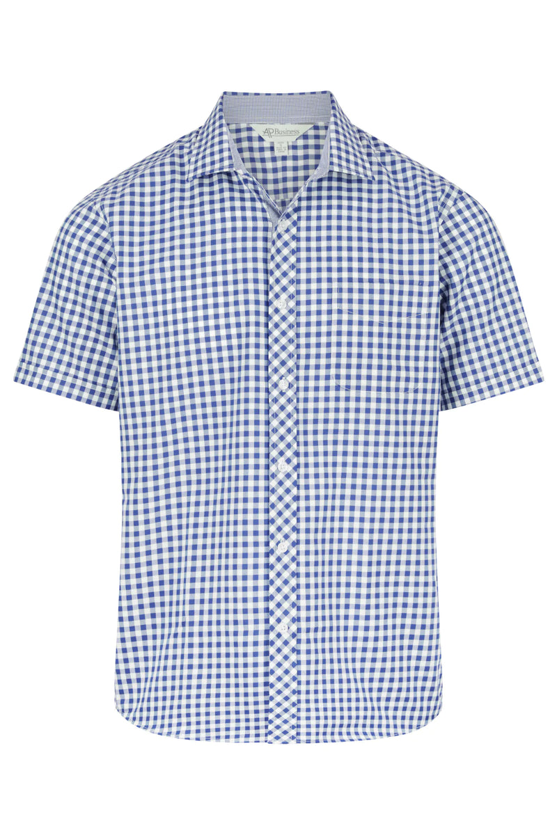 Aussie Pacific-Brighton Mens Shirt Short Sleeve-N1909S