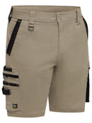 Bisley - Flx & Move™ Stretch Denim Zip Cargo Shorts - BSHC1335