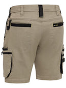 Bisley - Flx & Move™ Stretch Denim Zip Cargo Shorts - BSHC1335