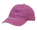 Headwear - Enzyme Washed Pigment Dyed Cotton Twill Cap - 3968
