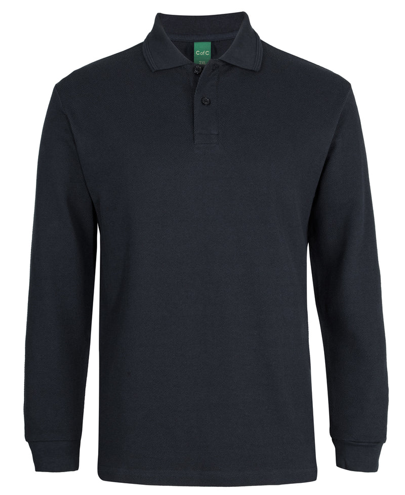 Jb's Wear - C Of C 320G L/S Popcorn Cotton Polo - 2PCL