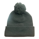 Headwear - 6 Seam Knitted Beanie W/ - Pom Pom - 3061
