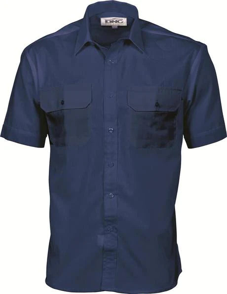 Dnc - Polyester Cotton S/S Work Shirt - 3211