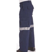 Dnc - Cotton Drill Cargo Trousers With 3M Rt - 3319