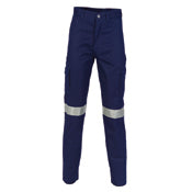 Dnc - Cotton Drill Cargo Trousers With 3M Rt - 3319