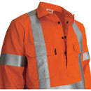 DNC - Patron saint flame retardant arc rated closed front shirt with "X" back LOXY F/R R/tape - L/S - 3408