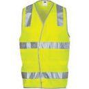Dnc - Day/Night Safety Vest With Hoop & Shoulder Generic R/Tape - 3503