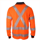 DNC - HiVis Segmented Tape X Back Polo - LS - 3510