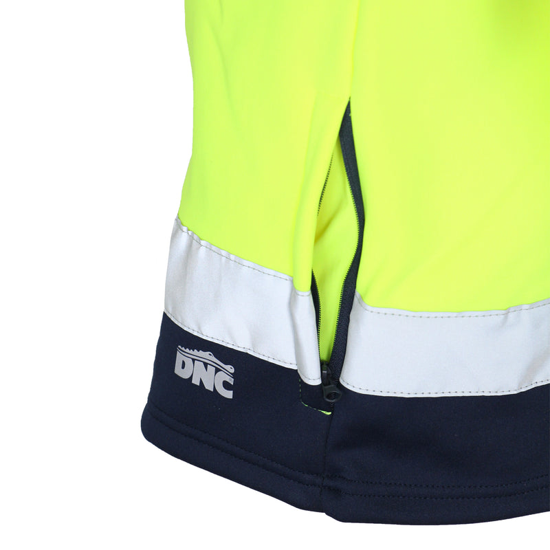 DNC - Hi Vis CSR Taped Softshell Jacket - 3523