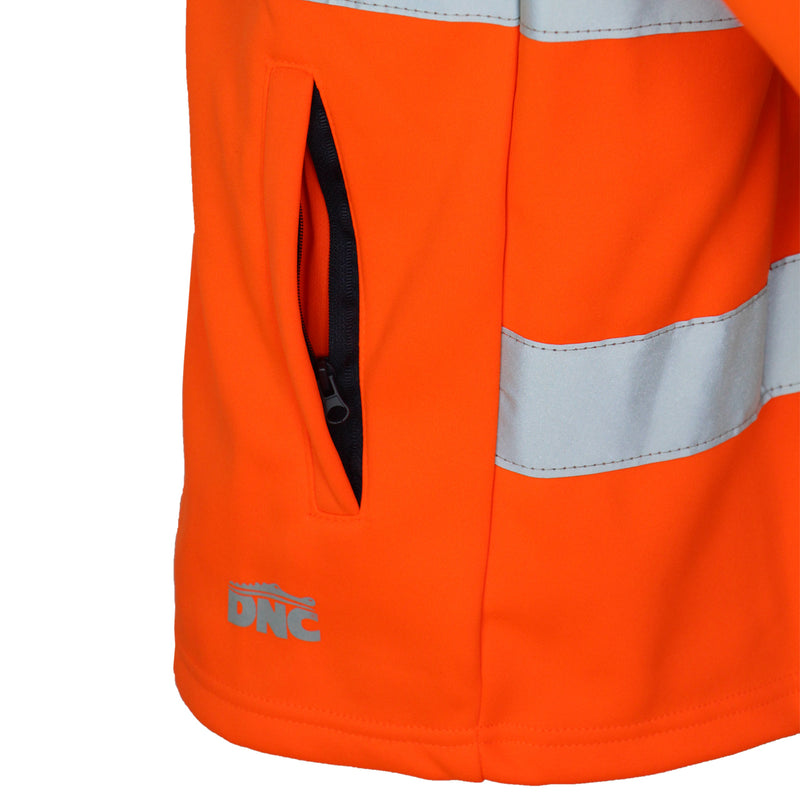 DNC - Hi Vis CSR Taped X Back Softshell Jacket- 3526