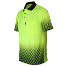DNC - HiVis Sublimated Metal Mesh Polo - 3551