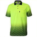 DNC - HiVis Sublimated Metal Mesh Polo - 3551