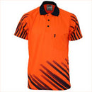 Dnc - Hivis Sublimated Stripe Polo - 3566