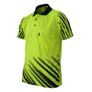 Dnc - Hivis Sublimated Stripe Polo - 3566