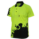 Dnc - Hi vis Sublimated Blot Polo - 3567
