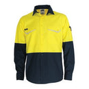 DNC - Two-Tone RipStop Cotton Cool Shirt, L/S - 3586