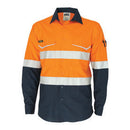 DNC - Two-Tone RipStop Cotton Shirt with Reflective CSR Tape. L/S - 3588