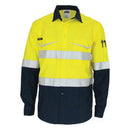 DNC - Two-Tone RipStop Cotton Shirt with Reflective CSR Tape. L/S - 3588