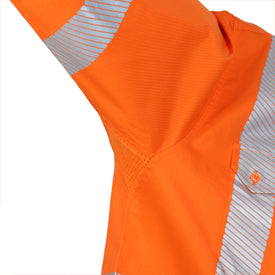 DNC-Hi Vis Segment Taped Coolight "X" Back Shirt-3646