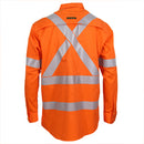 DNC - Hi Vis Segment Taped Coolight "X" Back Shirt - 3646