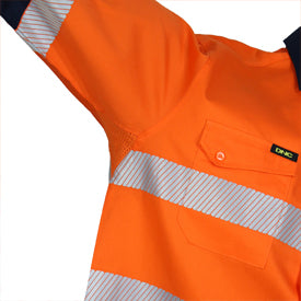 DNC - Hi Vis 2 Tone Segment Taped Coolight Shirt - 3648