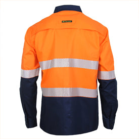 DNC - Hi Vis 2 Tone Segment Taped Coolight Shirt - 3648