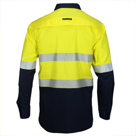 DNC - Hi Vis 2 Tone Segment Taped Coolight Shirt - 3648