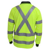 Dnc Hi-Vis "X' Back & Bio-Motion Taped Polo (3710)