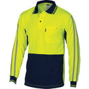 Dnc - Hivis Cool-Breathe Stripe Polo-Long Sleeve - 3756