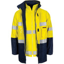 DNC - HiVis "4 IN 1" Cotton Drill Jacket with Generic R/Tape - 3764