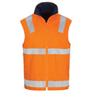 DNC - HiVis Cotton Drill Reversible Vest with Generic R/Tape - 3765