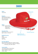 Headwear Poly Cotton Slouch Hat - 3800