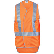 Dnc - Day & Night Cross Back Safety Vest With Tail - 3802