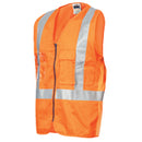 Dnc - Day/Night Cross Back Cotton Safety Vests with CSR R/Tape - 3810