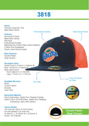 Headwear-Premium American Twill with Mesh Back & Snap Back Pro Styling-3818