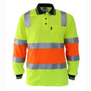 Dnc - 2Tone Cotton Back Biomotion Taped Polo - 3819