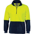 Dnc - Hivis Two Tone 1/2 Zip Polar Fleece - 3825