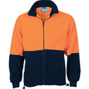 Dnc - Hivis Two Tone Full Zip Polar Fleece - 3827