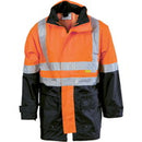 DNC - HiVis Two Tone Breathable Rain Jacket with 3M R/ Tape - 3867