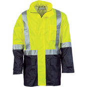 DNC HiVis Two Tone Light weight Rain Jacket with 3M R/Tape Product Code: 3879