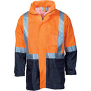 DNC HiVis Two Tone Light weight Rain Jacket with 3M R/Tape Product Code: 3879