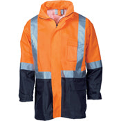 DNC HiVis Two Tone Light weight Rain Jacket with 3M R/Tape Product Code: 3879
