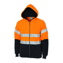Dnc - Hivis Full Zip Polar Fleece Hoodie With Csr R/Tape - 3926